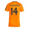 Real Madrid Aurelien Tchouameni #14 Auswärtstrikot 2024-25 Kurzarm